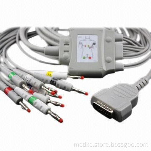 GE-Marquette 10 Leads EKG Cable Banana